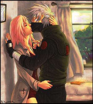 Kakashi Hatake Kissing Haruno Sakura The Best Medic Nin Ever